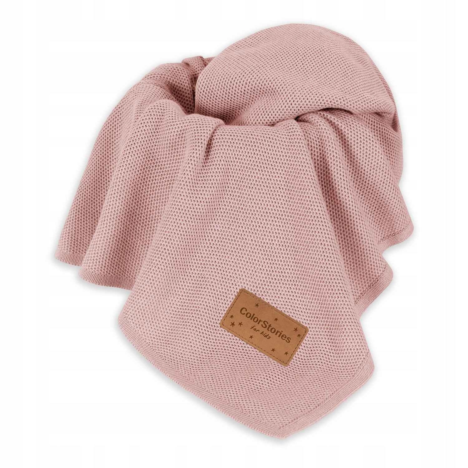 Colorstories Kocyk Bambusowy Emma Zamglony Róż