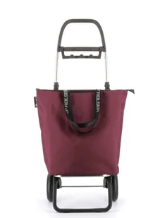 Wózek na zakupy składany 2-kołowy Rolser Mini Bag Plus MF - bordeaux - Torby i wózki na zakupy - miniaturka - grafika 1
