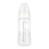 Butelki dla niemowląt - Nuk Butelka First Choice+ (PP) silikonowy smoczek rozm. M 0-6 mies. z kontrolą temperatury 300 ml - miniaturka - grafika 1