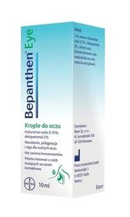 BAYER BEPANTHEN EYE Krople do oczu 10 ml 9071483 - Krople do oczu - miniaturka - grafika 1