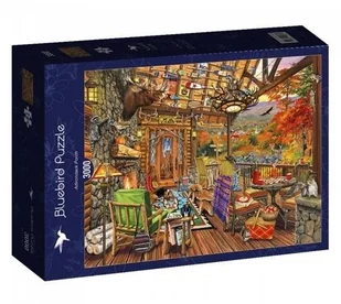Bluebird Puzzle Puzzle 3000 Wnętrze chaty w górach - Bluebird Puzzle - Puzzle - miniaturka - grafika 1