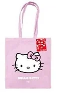 Torby i wózki na zakupy - TORBA HELLO KITTY RÓŻ - miniaturka - grafika 1