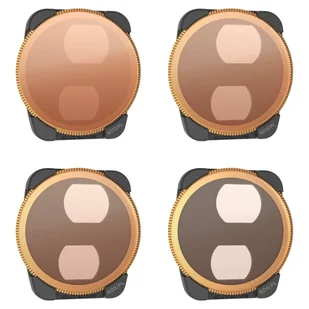 Zestaw filtrów Sunnylife ND4/PL, ND8/PL, ND16/PL, ND32/PL do DJI AIR 3 - Akcesoria do drona - miniaturka - grafika 1