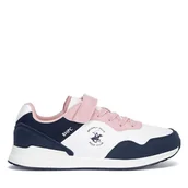 Buty dla dziewczynek - Sneakersy Beverly Hills Polo Club A23F0818A-1 Różowy - miniaturka - grafika 1