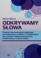 Pedagogika i dydaktyka - Odkrywamy słowa - Sikora Beata - miniaturka - grafika 1