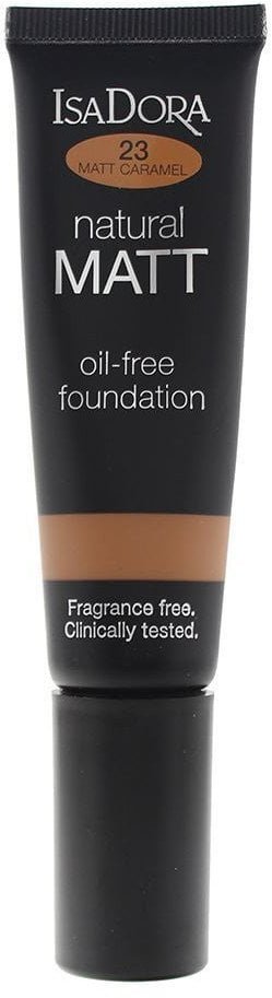 IsaDora, Natural Matt, Oil-Free, Matte, Liquid Foundation, 23, Caramel, 35 ml For Women