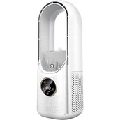 Wentylatory - Wentylator bezłopatkowy, 6 prędkości, niski poziom hałasu, pionowy, odpowiedni do użytku wewnątrz pomieszczeń, w sypialni i biurze (biały) - miniaturka - grafika 1