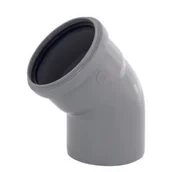 Rury - Kolano 50 / 45 szare - miniaturka - grafika 1