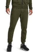 Spodnie sportowe męskie - Under Armour Spodnie dresowe w kolorze khaki - miniaturka - grafika 1
