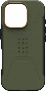 UAG UAG Civilian Magsafe - obudowa ochronna do iPhone 16 Pro kompatybilna z MagSafe (olive) - Etui i futerały do telefonów - miniaturka - grafika 1