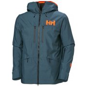 Helly Hansen Garibaldi 2.0, kurtka narciarska, męska, turkusowo-zielona