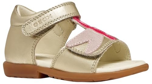 Geox Baby Girl B VERRED B sandały, platynowe/różowe, 20 EU