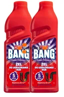 Środki do kuchni i łazienki - 2x Cillit Bang Turbo Formuła Żel Do Udrażniania Rur 1L - miniaturka - grafika 1