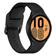 Akcesoria do smartwatchy - PURO Pasek Classic Leather Band do Samsung Galaxy Watch 4/4 Classic 40/42/44/46mm) Czarny - miniaturka - grafika 1