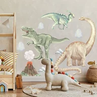 Wyposażenie pokoiku dziecięcego - Naklejka ścienna Dinozaury I - miniaturka - grafika 1