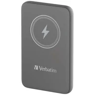 Powerbanki - Verbatim Powerbank indukcyjny `n` Go 15W10000mAh Wireless Magnetic szary/grey 32249 - miniaturka - grafika 1