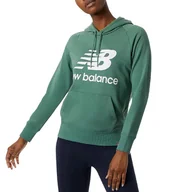 Bluzy sportowe damskie - Bluza New Balance WT03550JD - zielona - miniaturka - grafika 1