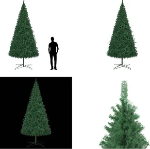 vidaXL Sztuczna choinka 400 cm zielona - sztuczna choinka - sztuczne choinki - choinki LED - choinki LED - Choinki - miniaturka - grafika 1