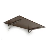 Stoły i stoliki do biura - Stół składany na ścianie, 1200 x 600 mm, nośność 30 kg, orzech - miniaturka - grafika 1