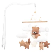 Zabawki sensoryczne - Neno Tedi, karuzela do łóżeczka z uchwytem mocującym, 1 sztuka - miniaturka - grafika 1