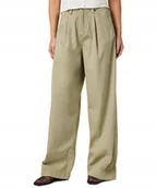 Spodnie damskie - Spodnie Wrangler Pleated Trouser 112362959 Dark Tea W 27 / L 32 - miniaturka - grafika 1