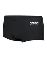 Spodenki damskie - ARENA Męskie szorty męskie Team Swim Low Waist Solid Shorts, czarno-białe, 42, czarno-biały. - miniaturka - grafika 1