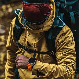 Pasek do zegarka Alogy Sport Strap do Apple Watch 4/5/6/7/8/SE/Ultra (42/44/45/49mm) Pomarańczowy - Akcesoria do smartwatchy - miniaturka - grafika 12