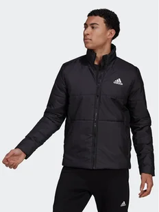 adidas Kurtka zimowa Bsc 3-Stripes HG8758 Czarny Regular Fit - Kurtki męskie - miniaturka - grafika 1