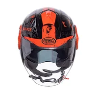 Kaski motocyklowe - PREMIER HELMET COOL RD 92, BLACK/RED, L - miniaturka - grafika 1