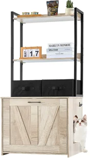 Obudowa na Kuwetę z Dwoma Półkami - Pozostałe akcesoria dla kotów - miniaturka - grafika 1