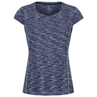 Koszulki sportowe damskie - Koszulka damska Regatta Hyperdimension II Rozmiar: S / Kolor: ciemnoniebieski - miniaturka - grafika 1