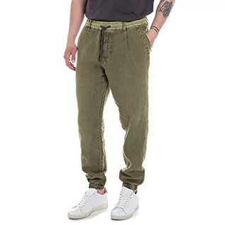 Spodnie męskie - Replay Spodnie męskie, 104 błoto, 36W - grafika 1