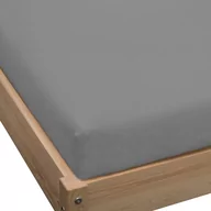 Prześcieradła - Prześcieradło jersey z gumką 120x200 grafitowy - miniaturka - grafika 1