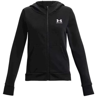 Bluza dziewczęca Under Armour Rival Fleece LU FZ Hoodie - Odzież sportowa dziecięca - miniaturka - grafika 1