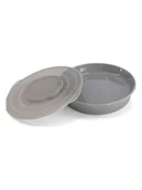 Sztućce dla dzieci - Twistshake Talerz w kolorze szarym do nauki jedzenia - 430 ml - miniaturka - grafika 1