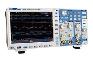 PeakTech Oscyloskop cyfrowy 2-kan AiO 100MHz 1360 PEAK_1360 - Inne urządzenia pomiarowe - miniaturka - grafika 1