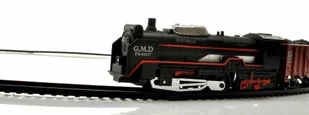 Kolejka rail king Parowóz + 3 Wagony - Pociągi dla dzieci - miniaturka - grafika 11