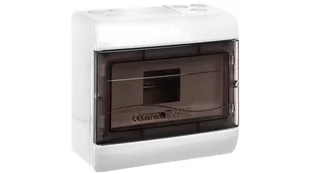 Rozdzielnica modułowa 1x9 natynkowa zaciski PE i N 2x16+8x10mm2 IP40 6662-109 - Rozdzielnie elektryczne - miniaturka - grafika 1