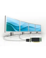 Karty graficzne - Matrox M9140 512MB 4xDVI PCI-Express x16 low profile M9140-E512LAF - miniaturka - grafika 1