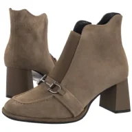 Botki damskie - Botki Beżowe 57C0221 (AR196-a) Artiker - miniaturka - grafika 1