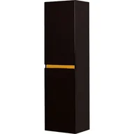 Szafki łazienkowe - Czarny słupek łazienkowy wiszący złoty uchwyt 144x40 seria Diamond Gold Gante C - miniaturka - grafika 1
