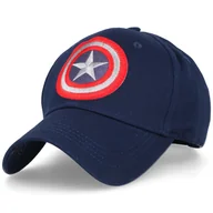 Czapki i chusty sportowe męskie - Czapka Marvel Cap Granatowy - miniaturka - grafika 1