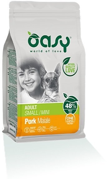 Oasy Oasy One Animal Protein Adult Small/Mini Pork 2,5kg
