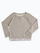 Bluzy damskie - Calvin Klein - Damska bluza nierozpinana, szary - miniaturka - grafika 1