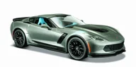 Samochody i pojazdy dla dzieci - Model kompozytowy Corvette Grand Sport 2017 1:24 szary - miniaturka - grafika 1