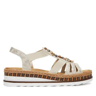 Sandały Rieker V7949-90 Granatowy - Sandały damskie - miniaturka - grafika 1