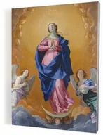 Ikony i obrazy sakralne - Matka Boża Niepokalana - obraz na płótnie - miniaturka - grafika 1