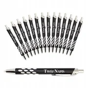 Długopisy - Długopisy grawerowane z logo personalizowane długopis z latarką x100 - miniaturka - grafika 1