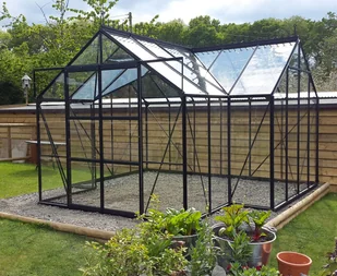 VITAVIA szklarnia ogrodowa Sirius 13000, zielona - (13 m2; 3,84 x 3,84 m) szkło hartowane + baza - Szklarnie ogrodowe - miniaturka - grafika 17
