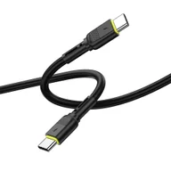 Kable USB - WIWU 60W szybki kabel typ C-C Wi-C034 czarny - miniaturka - grafika 1